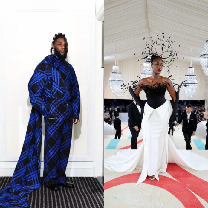 Burna Boy and Tems make their debut at the Met Gala