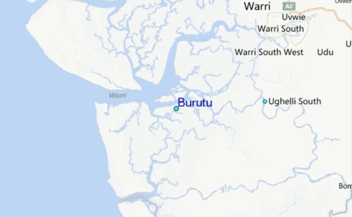 Burutu and Ughelli South LGAs on map