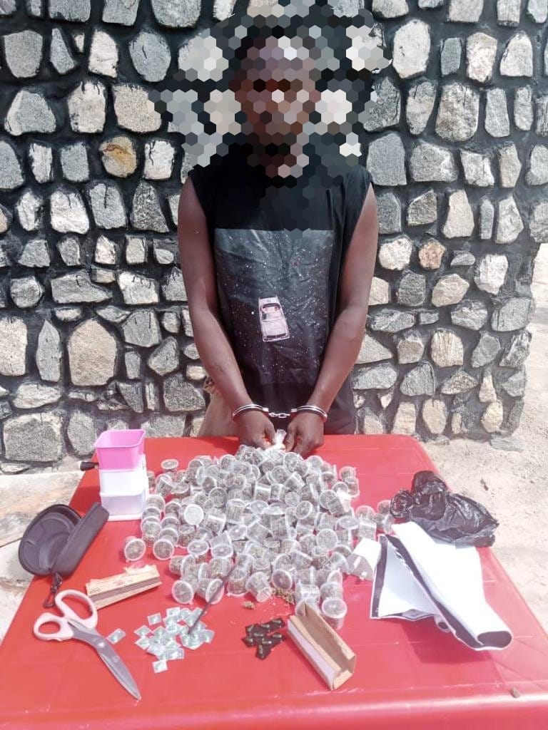 a suspected Indian hemp/drug dealer.