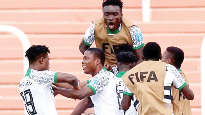 Flying Eagles beat Italy 2-0 to qualify for second round