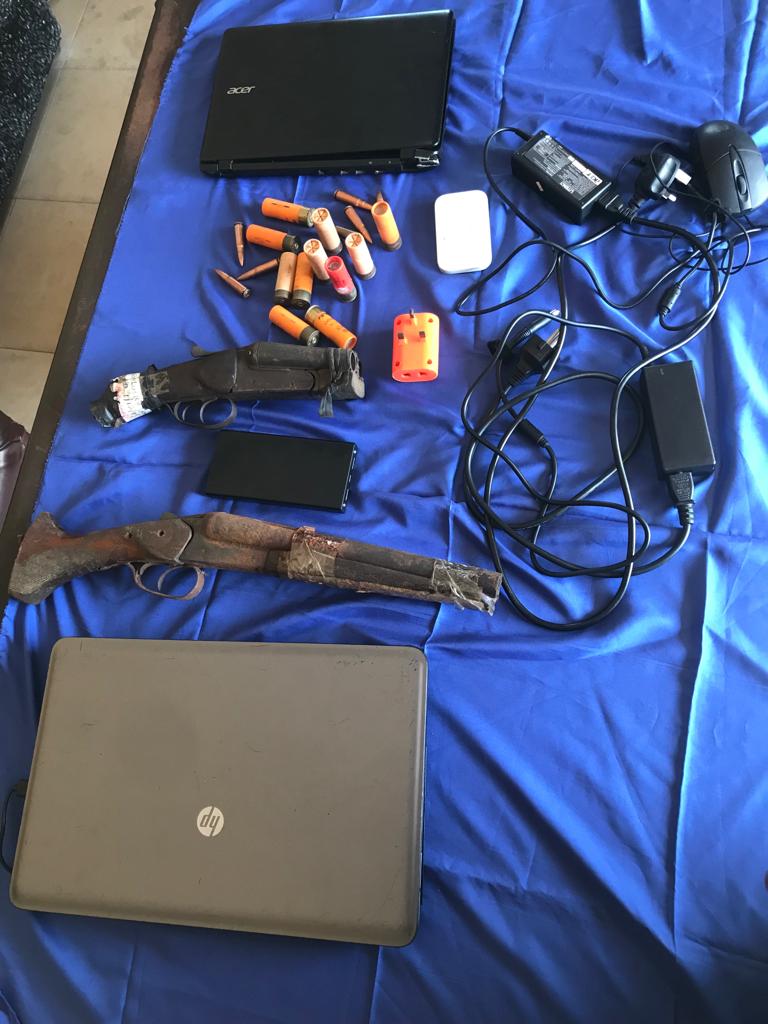 Police recovers locally made guns and ammunition