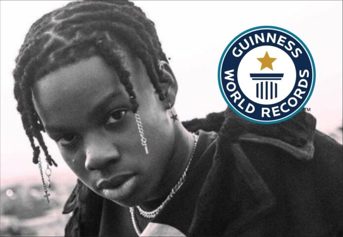 Rema makes Guinness World Records with 'Calm Down'