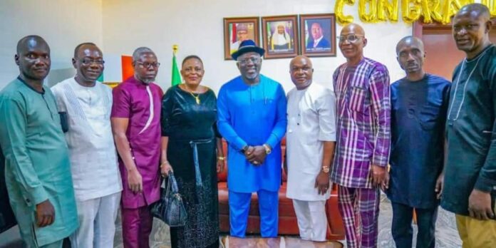 Courtesy visit by SDP Exco to Governor-elect Sheriff Oborevwori