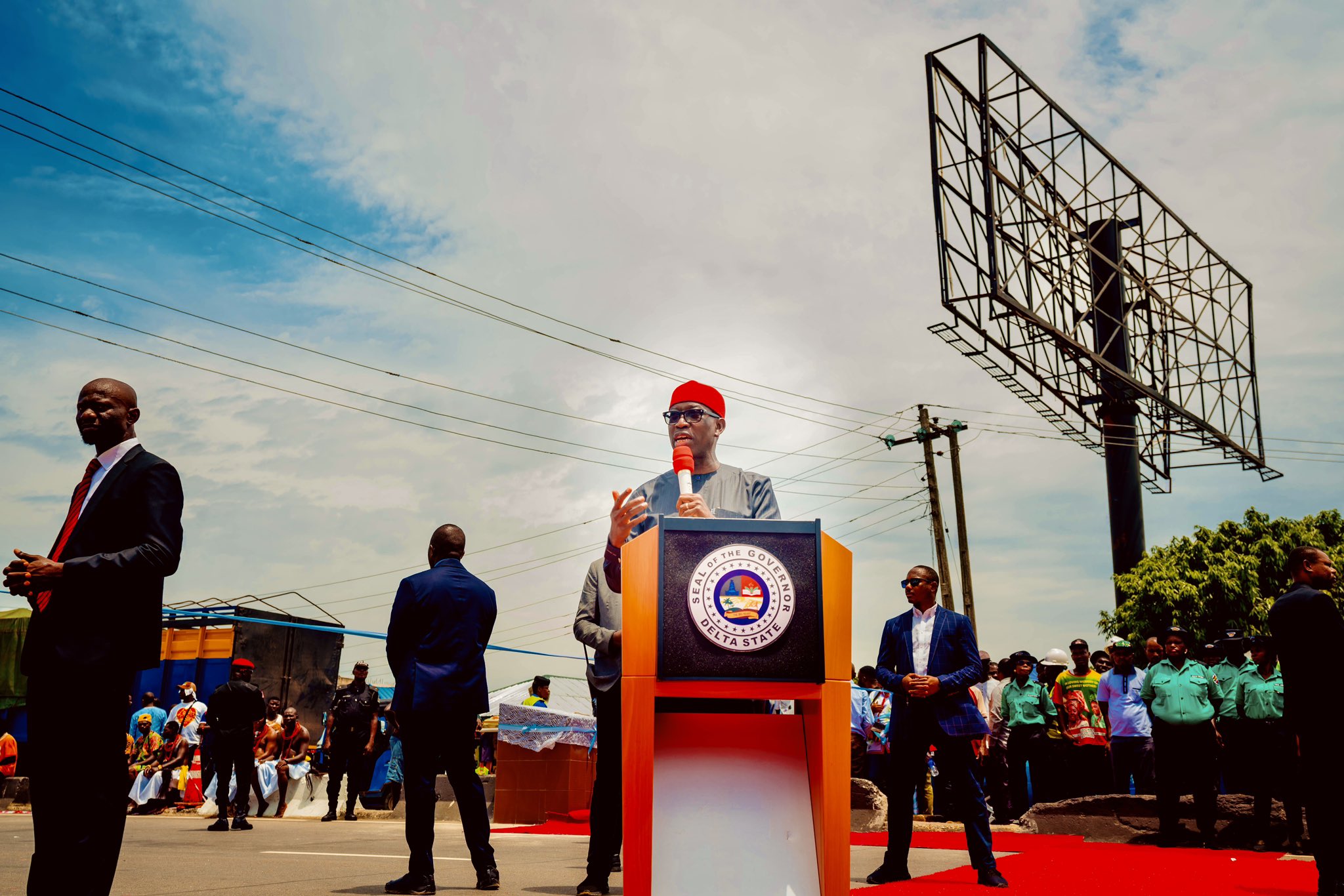 Okowa commissions newly expanded Warri/Sapele road