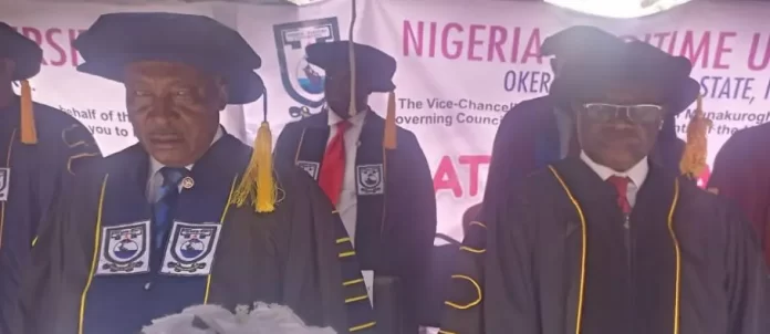 Nigeria Maritime University, Okerenkoko matriculates 735 Students