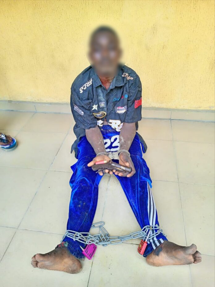 Police arrests two suspects with pistol, bullet in Agbor, Delta State