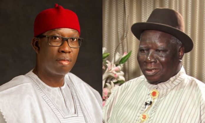 Edwin Clark writes EFCC, accuses Okowa of misappropriating over N1trillion