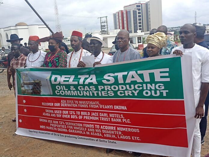 Delta oil communities petition EFCC, seeks probe of Okowa over N1trn 13% derivation fund