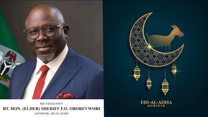 Eid-el-Kabir: Oborevwori congratulates Muslims, preaches peace