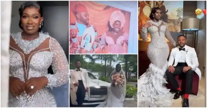 #AniIke2023: RealWarriPikin and husband, Ikechukwu celebrate vow renewal after 10 years