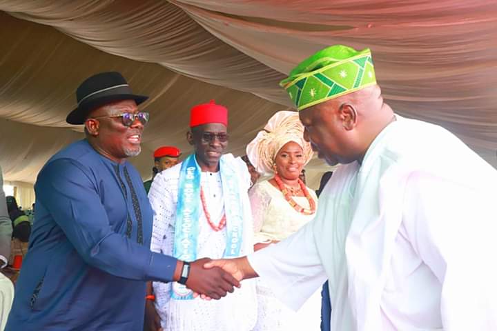 Oborevwori, Okowa praised the ex-Chief of Defence Staff, General Irabor during grand reception in Ika