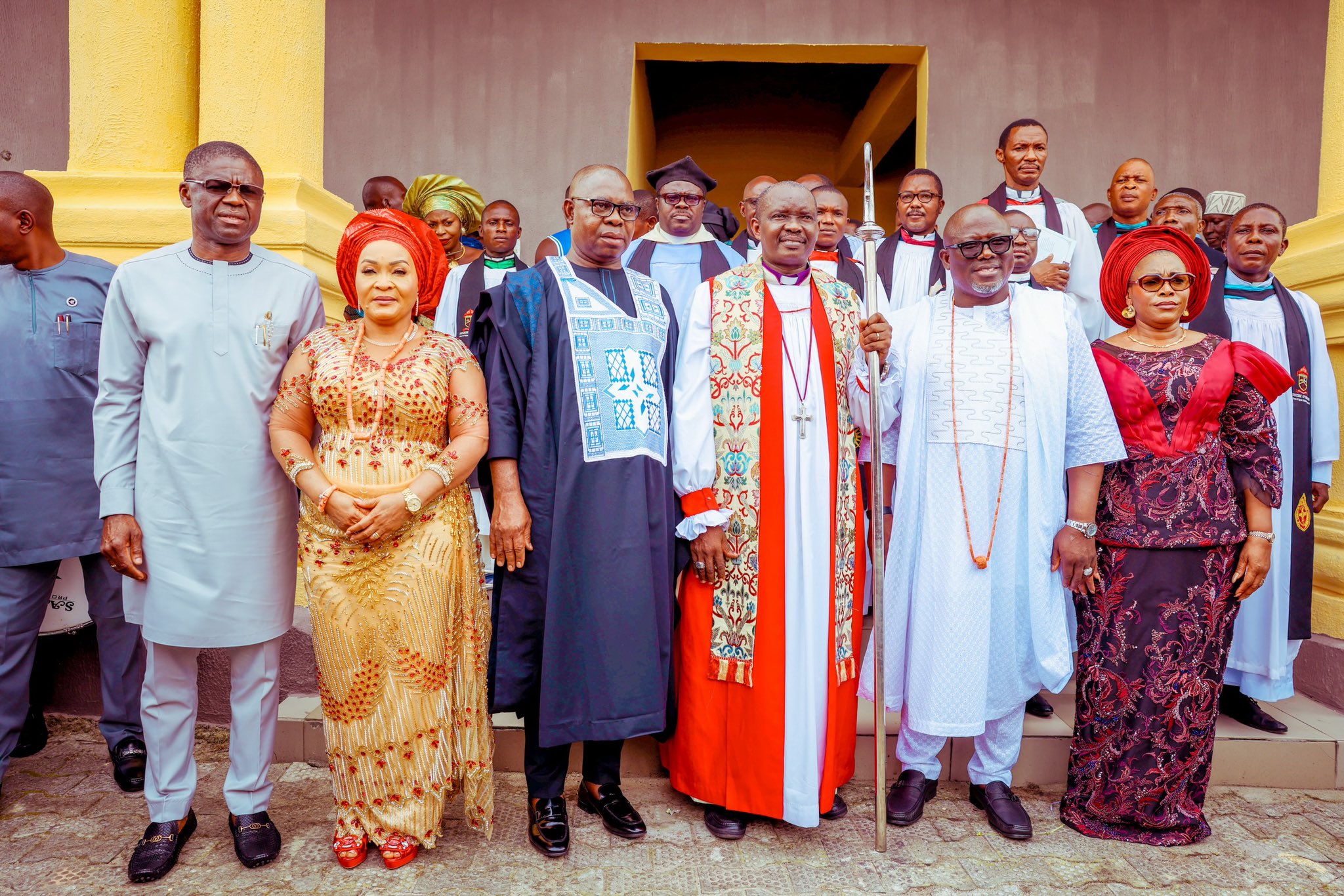 Governor Oborevwori attends thanksgiving service of Deputy Governor, Sir Monday Onyeme