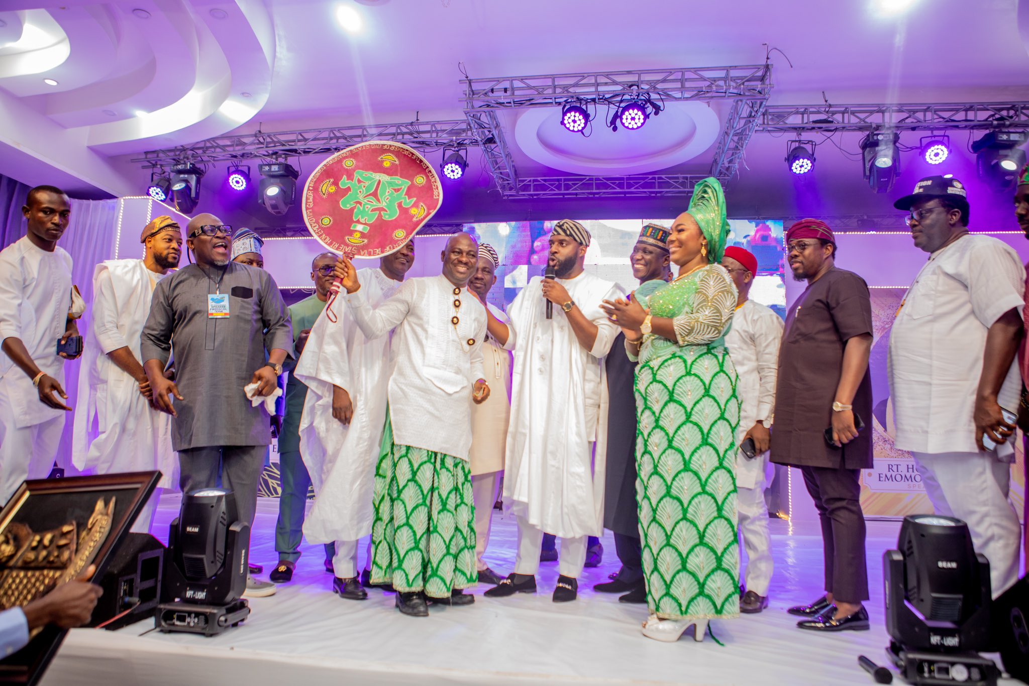 Guwor holds Thanksgiving Service reception at KFT to celebrate elevation as Delta Assembly