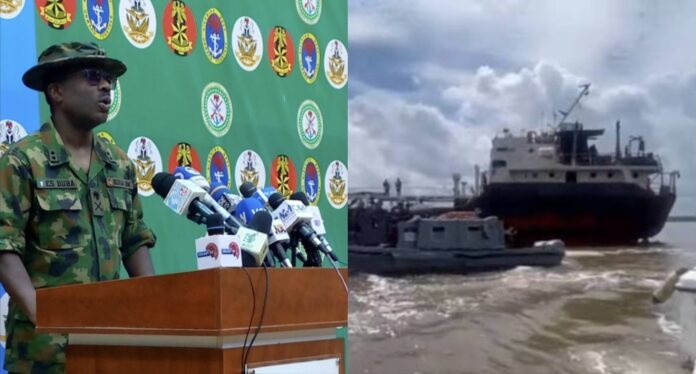 Nigerian military gives details of operations, explains destruction of rogue oil vessels