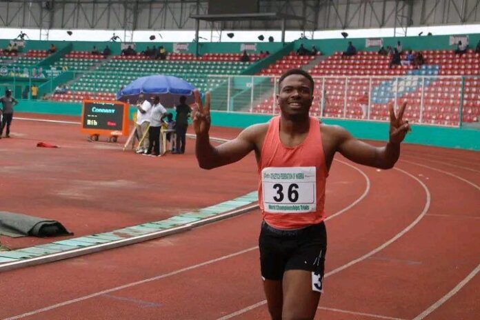 Usheoritse Itsekiri emerges Nigeria’s fastest man in 2023 and two-time 100m men's National Champion