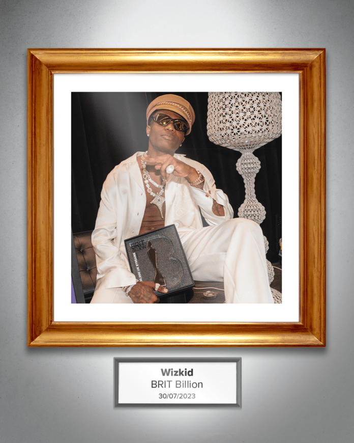 Wizkid makes African history with BRIT Billion award