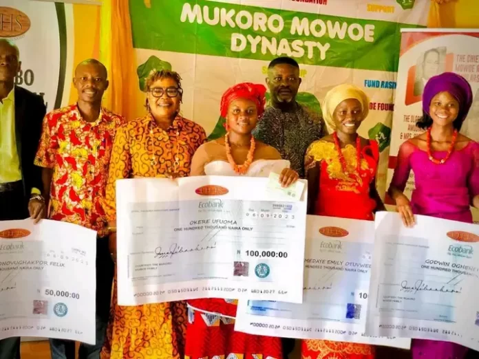 DELSU students receive Mowoe Scholarship for Urhobo language studies