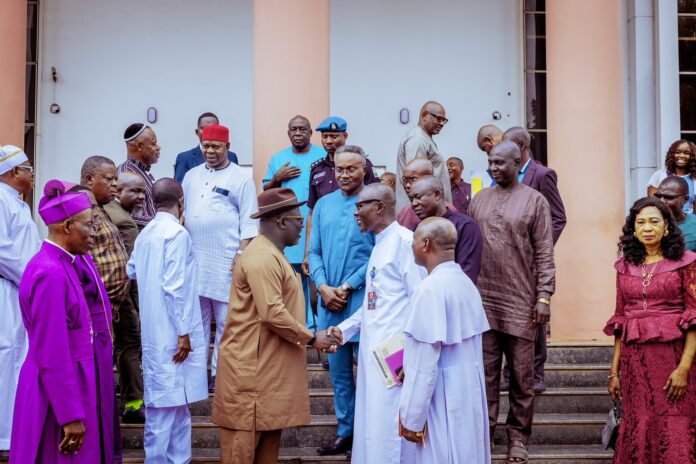 Oborevwori receives CAN exco, lauds religious leaders contribution to nation building