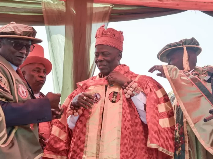 Oborevwori congratulates Orodje of Okpe Kingdom as Chancellor Nigerian Army University