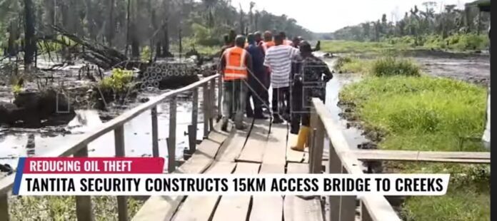 Tantita constructs 15km pedestrian bridge to protect Escravos/Amukpe trunkline in Delta state