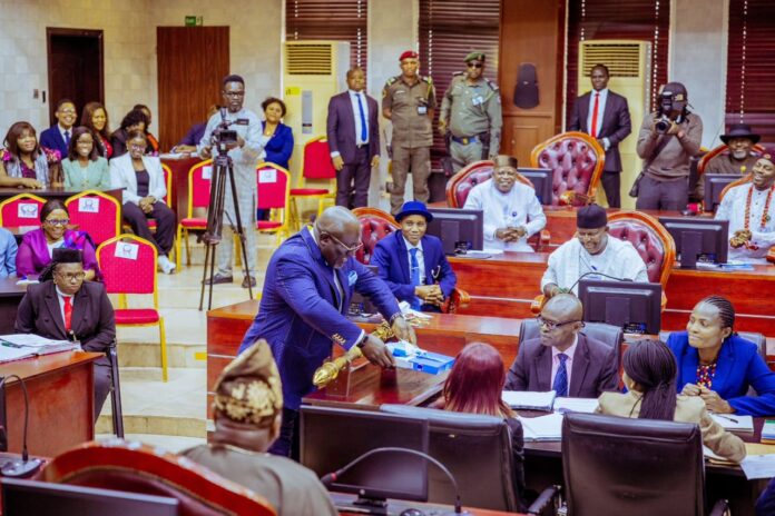 Oborevwori presents 2024 Appropriation Bill of N714.4bn to Delta Assembly