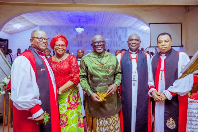 Anglican Church bestows ‘Defender Of Faith’ award on Oborevwori