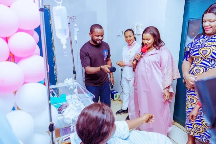 Delta First Lady visits Baby of the Year, pays bills