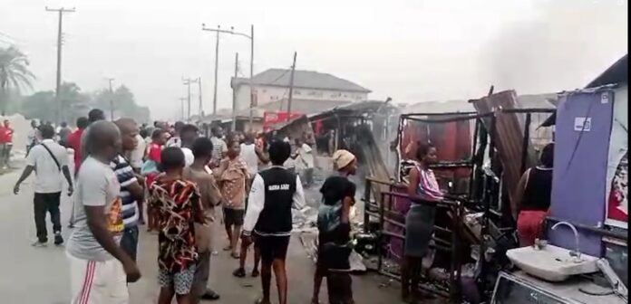 Suspected arsonists set shops ablaze in Warri South LGA