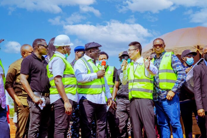 Oborevwori inspects Storm Water Drainage in Ika, promises to complete ongoing projects