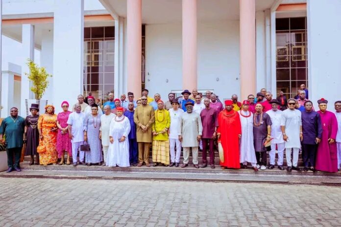 Oborevwori meets leaders of Isoko Nation, says NUC approved 3 more faculties for Delta State University, Ozoro 