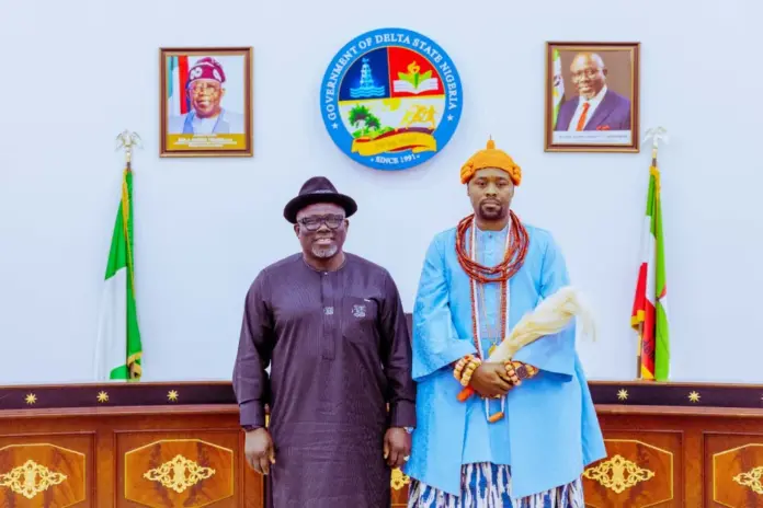 Oborevwori receives Olu of Warri, pledges to engage FG to revitalize Delta ports 