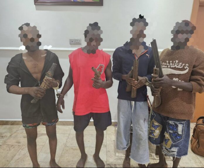 Delta Police Command arrests suspected armed robbers, self-kidnapper/accomplice, recovers ammunition 