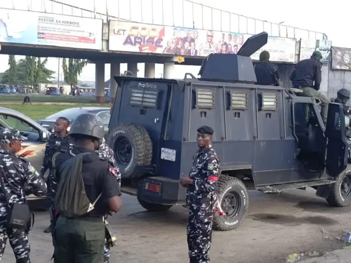 Hardship protest: Security operatives take over strategic locations in Delta