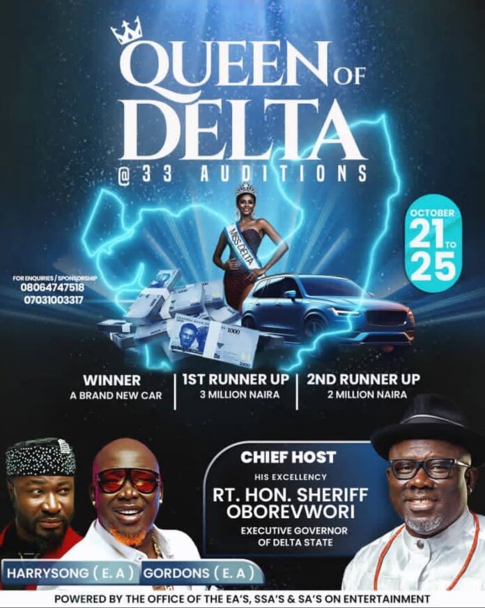 Delta unveils beauty pageant to promote gender equality