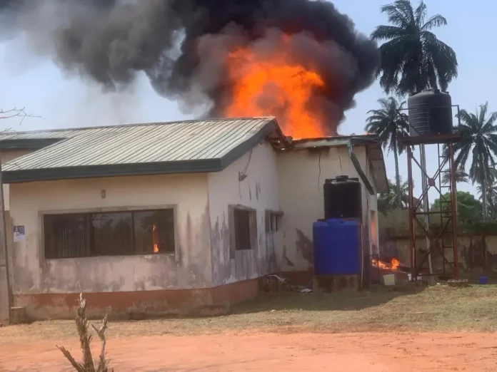 Fire guts INEC office in Delta, destroys election materials