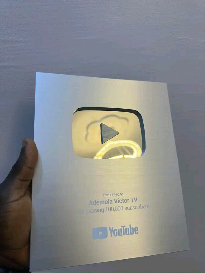 youtube silver award